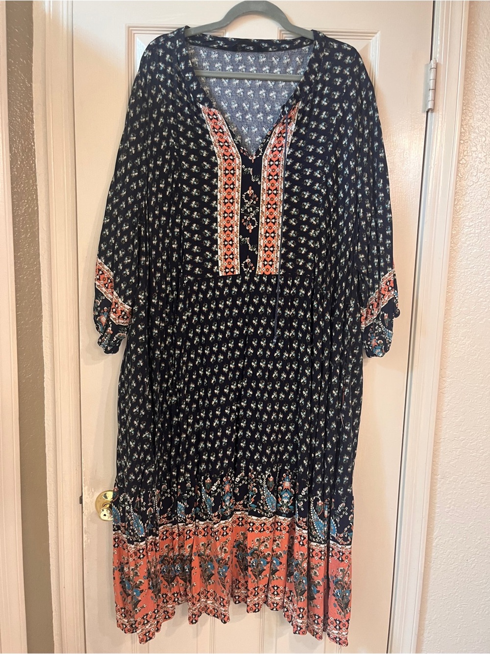 Bloom Chic boho peasant dress
